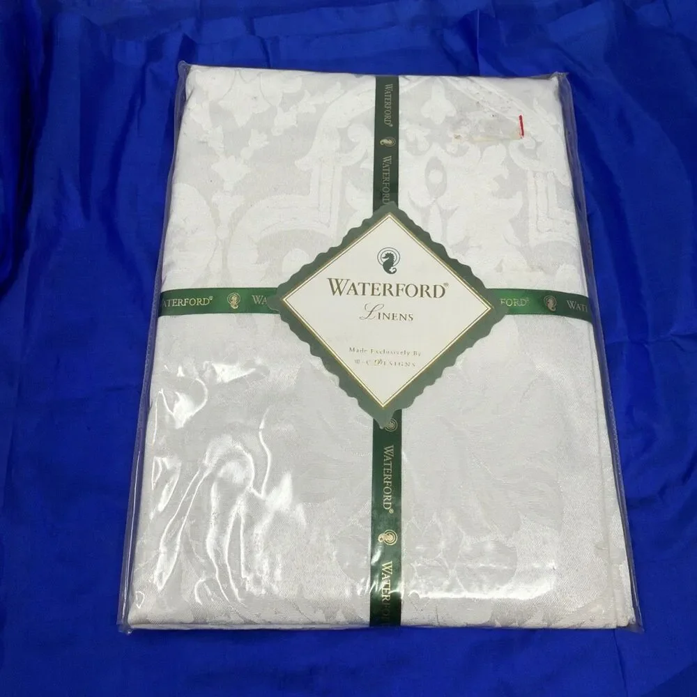 Waterford Linens Banbridge Pearl Color Dining Room Armless Chair Cover 42